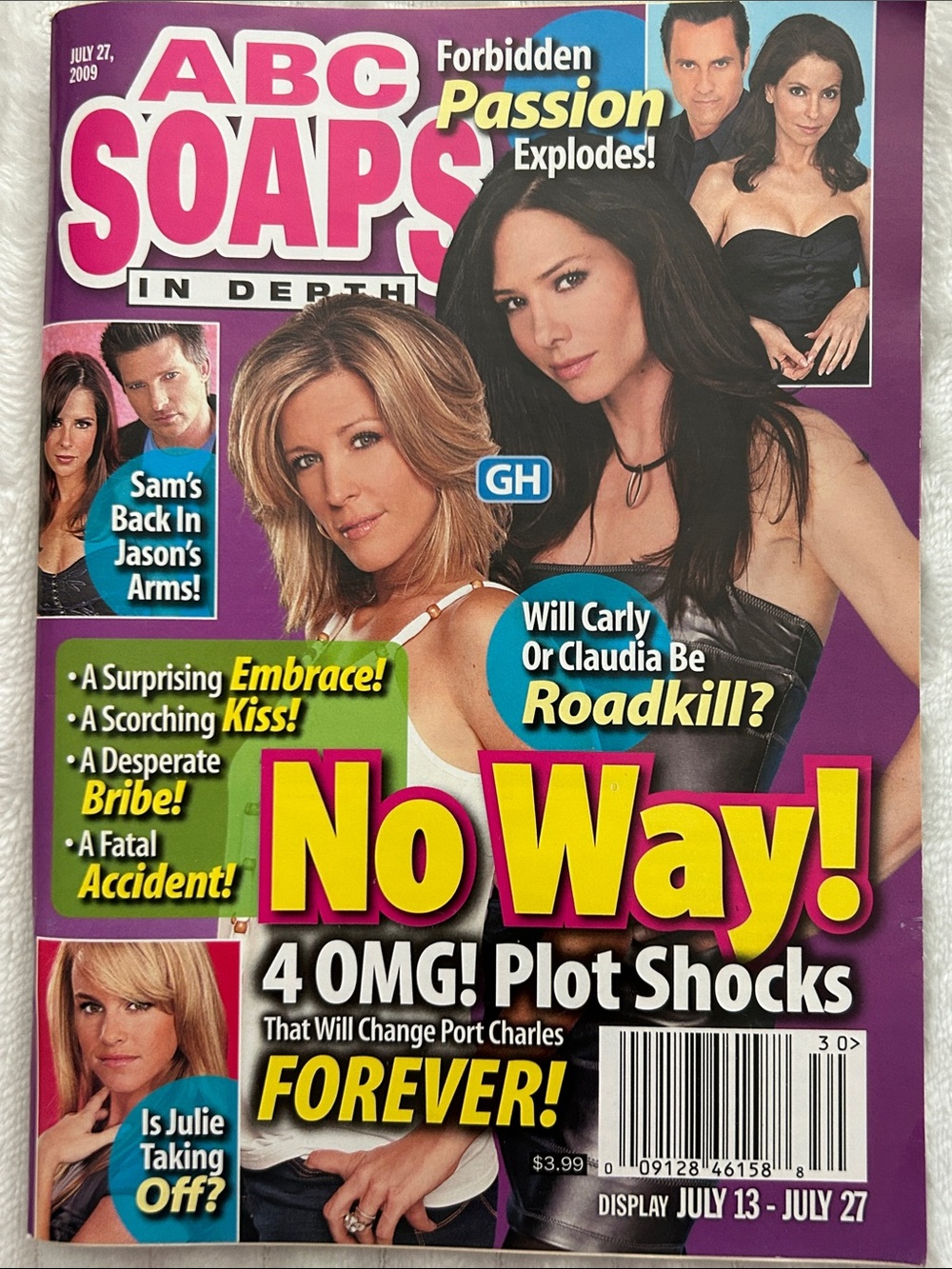 07/13/2009 - 07/27/2009 Vintage ABC Soaps In Depth Magazine - Volume 13 Issue 30